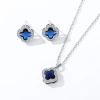 Four-leaf clover set cross-border accessories, women's summer niche fashion, simple stud earrings, high-end necklace accessories wholesale Item Picture